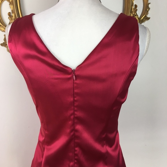Evan Picone Red Dress Size 4 - Picture 7 of 7